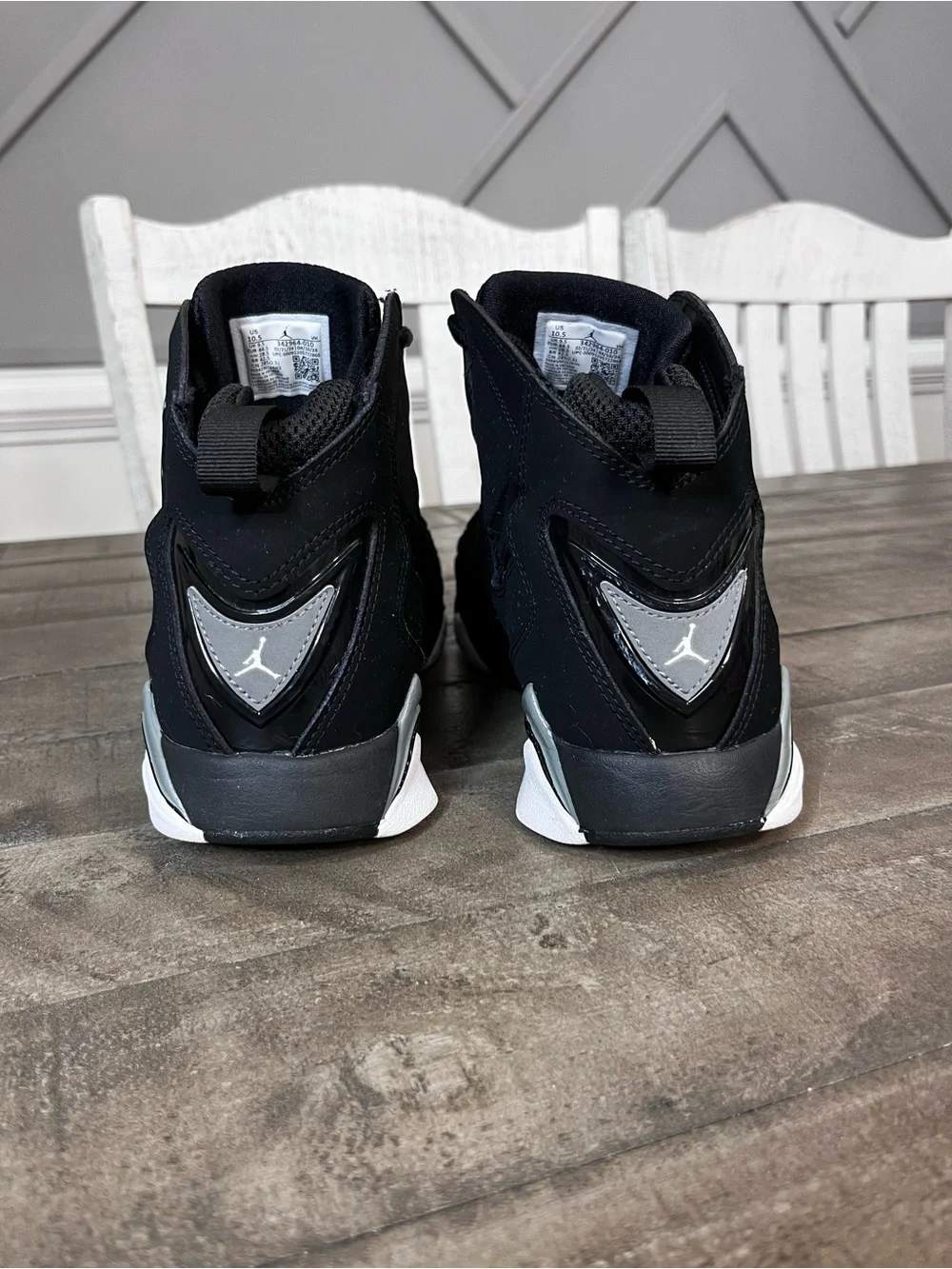 Nike Jordan True Flight Men Sneakers Black/ Cool Grey/ Men's Sz 10.5